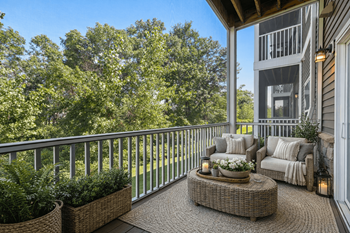 The estates at arbor oaks screened patios & balconies (in select homes)